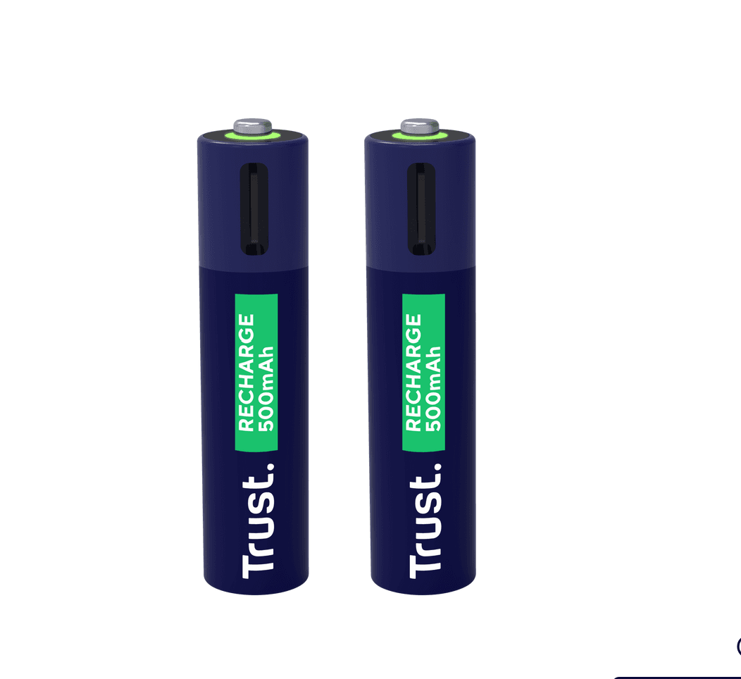 Trust USB-C Rechargeable Batteries 2 Pack AAA 25585 4
