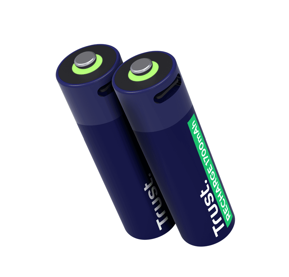 Trust USB-C Rechargeable Batteries 2 Pack AA 25584 3