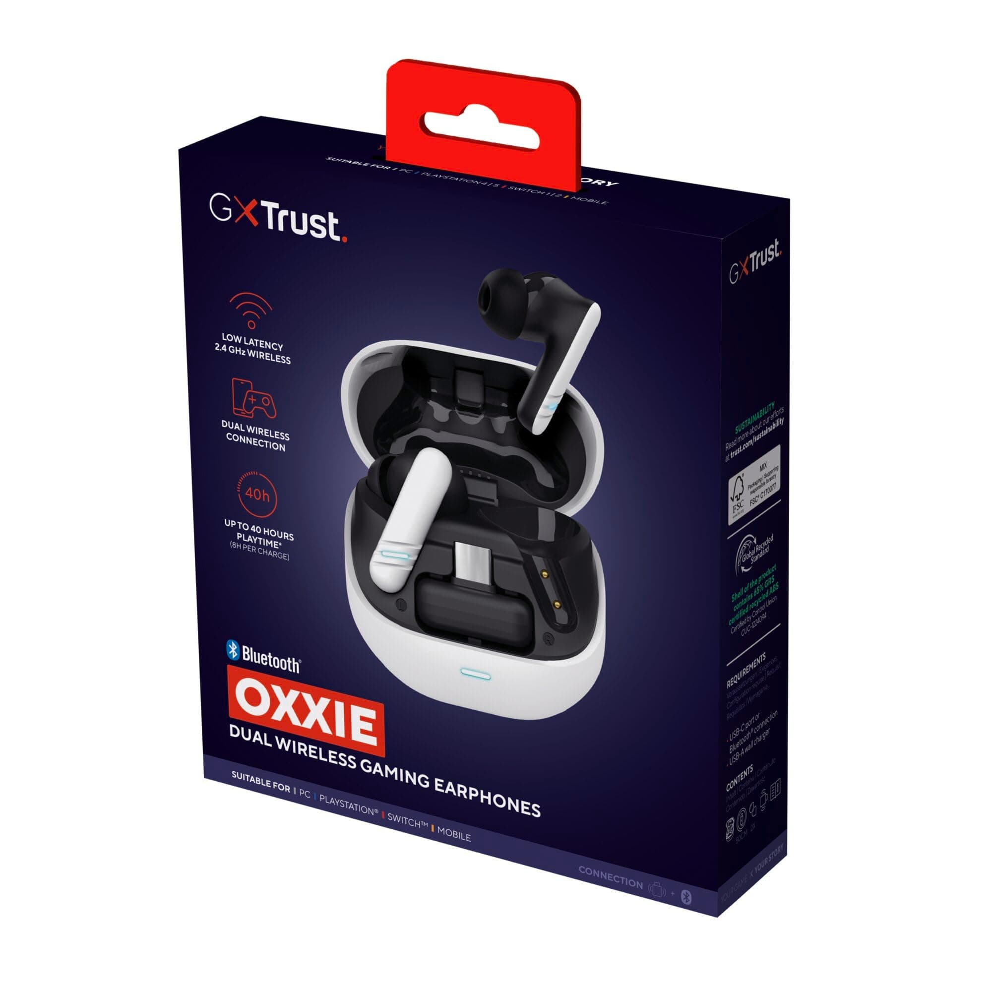 Trust GXT409 Oxxie Wireless Gaming Earphones 25478 3