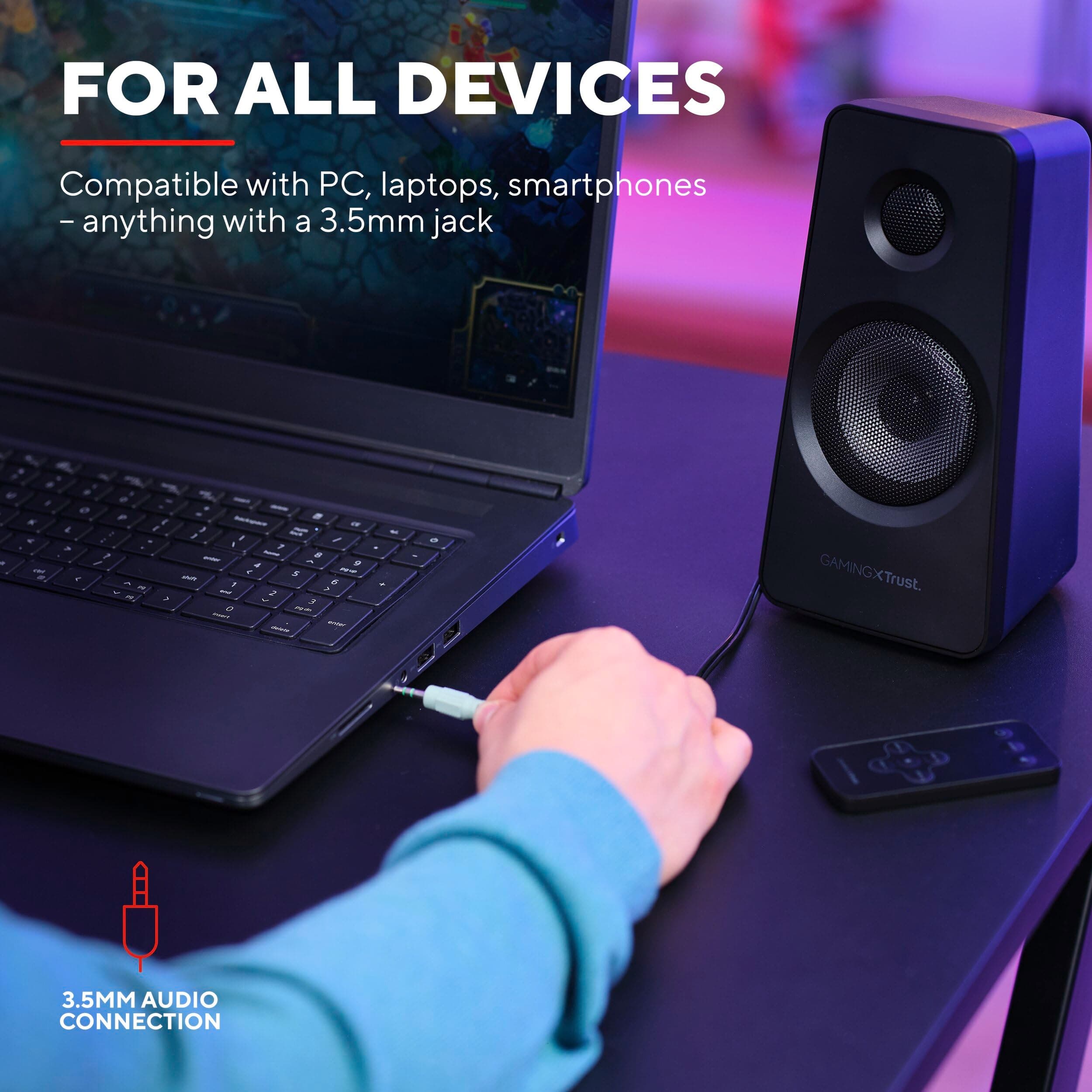 Trust GXT629 Tytan 2.1 Speaker RGB 22944 7