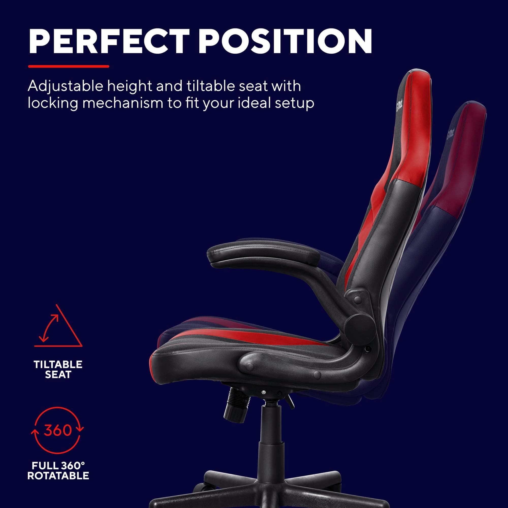 Trust GXT703R Riye Gaming Chair Red 24986 2