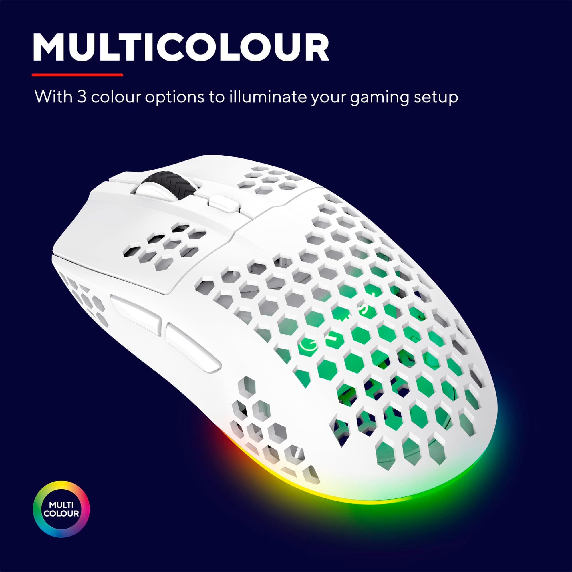 Trust GXT929W Helox Wireless Lightweight Mouse White 25390 5