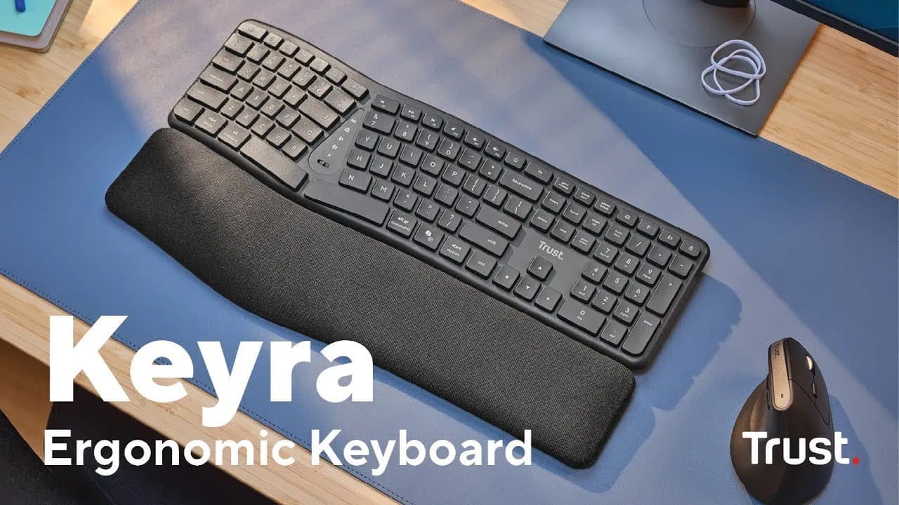 Trust Keyra Ergo Multi Wireless Keyboard 25459 8