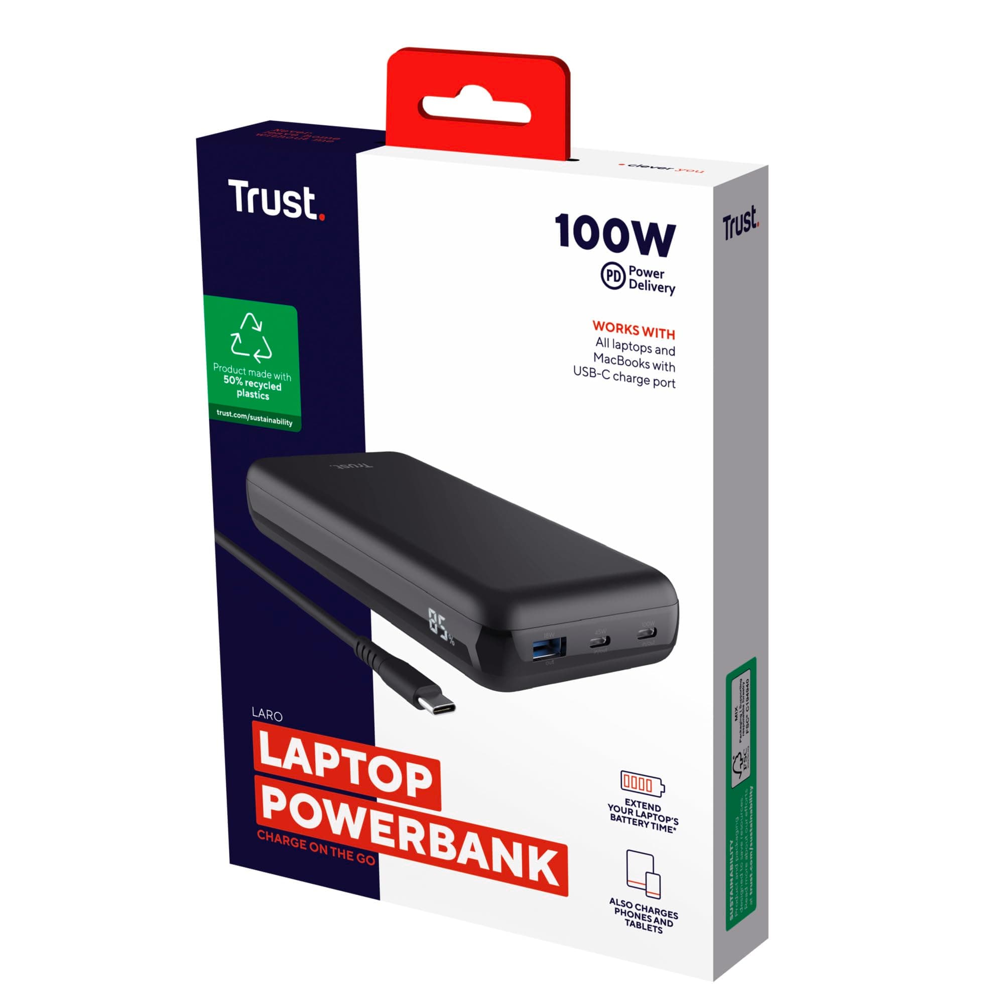 Trust Laro 100W Laptop Powerbank 25240 8