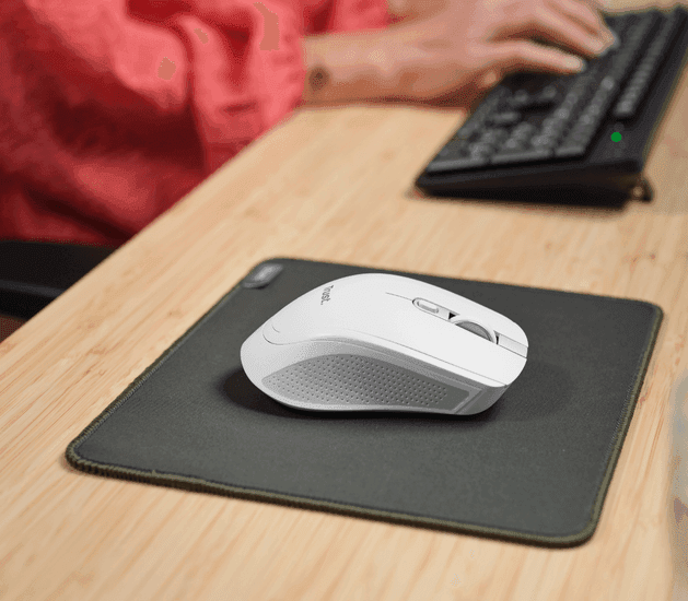 Trust Ozaa+ Multi-Connect Wireless Mouse White 24935 8