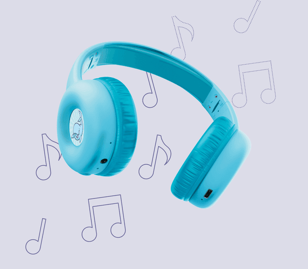 Trust Nouna Wireless Kids Headphones Blue 25275 6