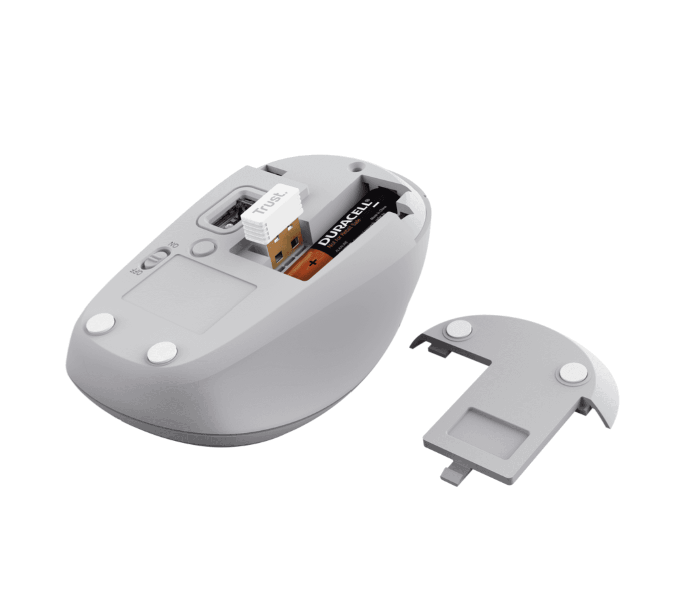 Trust Yvi+ Wireless Mouse White 25513 5