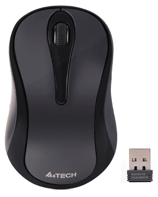 فأرة لاسلكية A4tech G3-280N Black/Grey 2.4G Wireless Optical Mouse