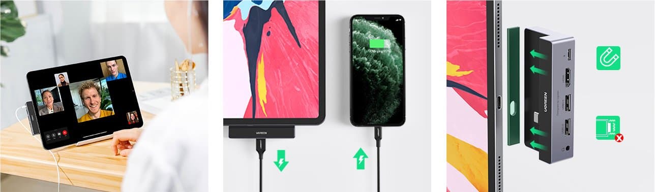 UGREEN 70688 USB-C Multifunction Adapter for iPad Pro 10