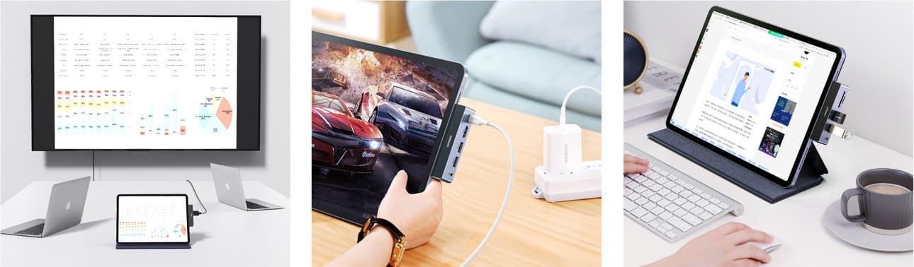 UGREEN 70688 USB-C Multifunction Adapter for iPad Pro 9