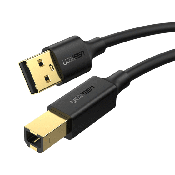 UGREEN 10350 USB 2.0 AM to BM Print Cable 1.5m Black