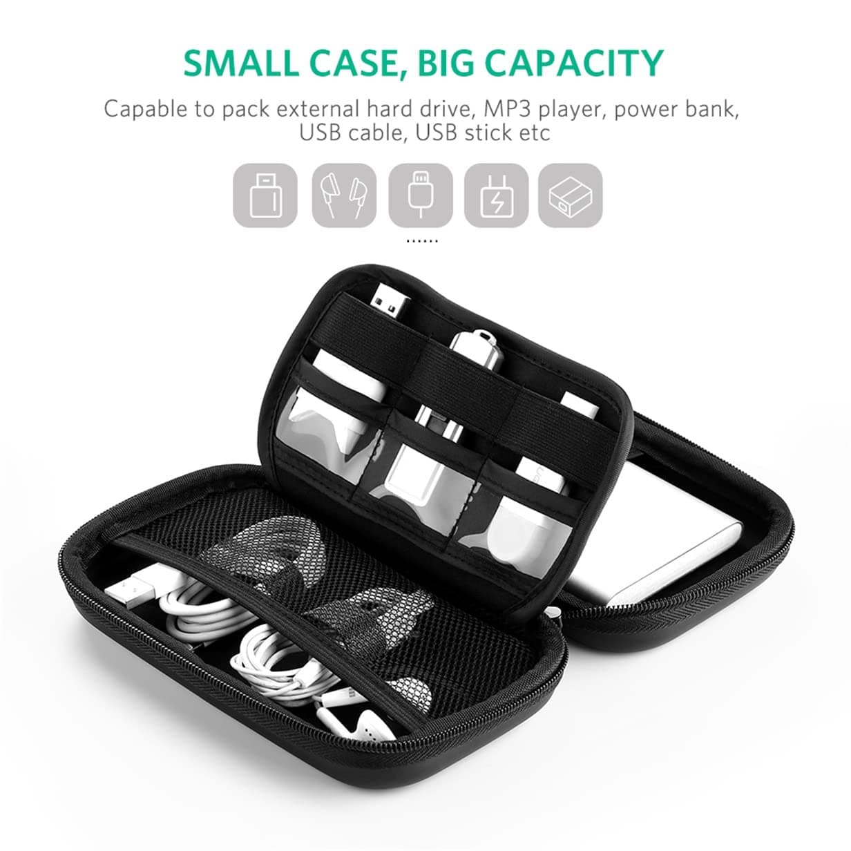 حافظة هاردسك UGREEN 40707 Hard Disk Case Small Size 2