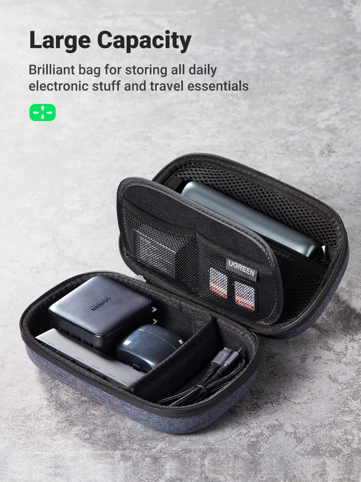 حافظة UGREEN 50903 Travel Storage Case 5