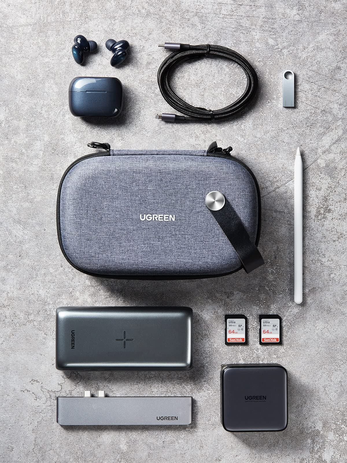 حافظة UGREEN 50903 Travel Storage Case 7
