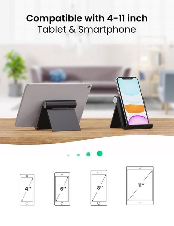 حامل أجهزة لوحية UGREEN 50748 multi-Angle Adjustable Portable Stand for iPad 2
