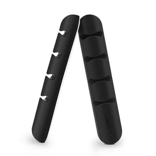 منظم كوابل UGREEN 30762 Cable Organizer 2 Pack Black