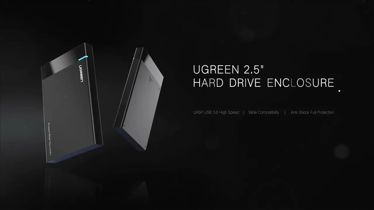 تحويلة هاردسك داخلي لابتوب إلى خارجي UGREEN 50743 USB-C 2.5 Inch Hard Drive Enclosure 3