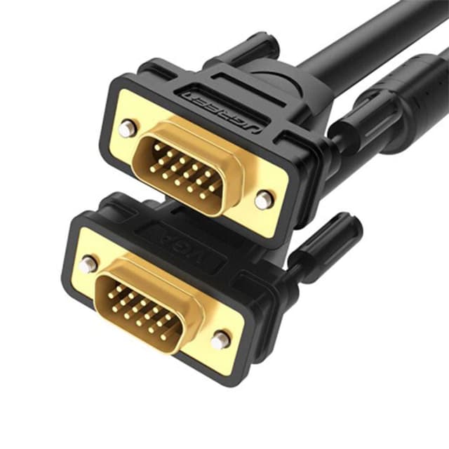 كيبل UGREEN 11636 VGA Male to Male Cable 30m Black