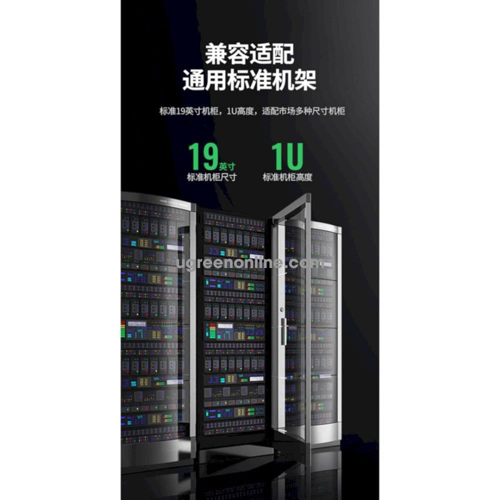 UGREEN 80448 Cat 5e 24-Port STP Patch Panel 5