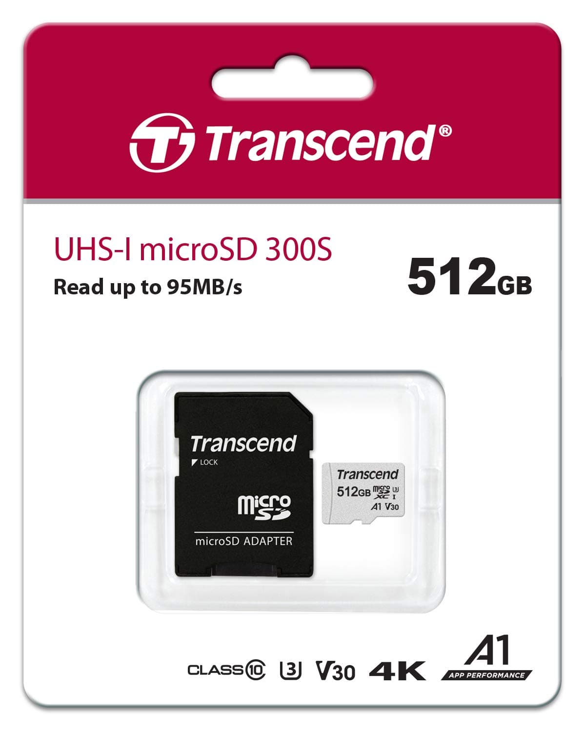 Transcend 300S 512GB UHS-I MicroSD 5