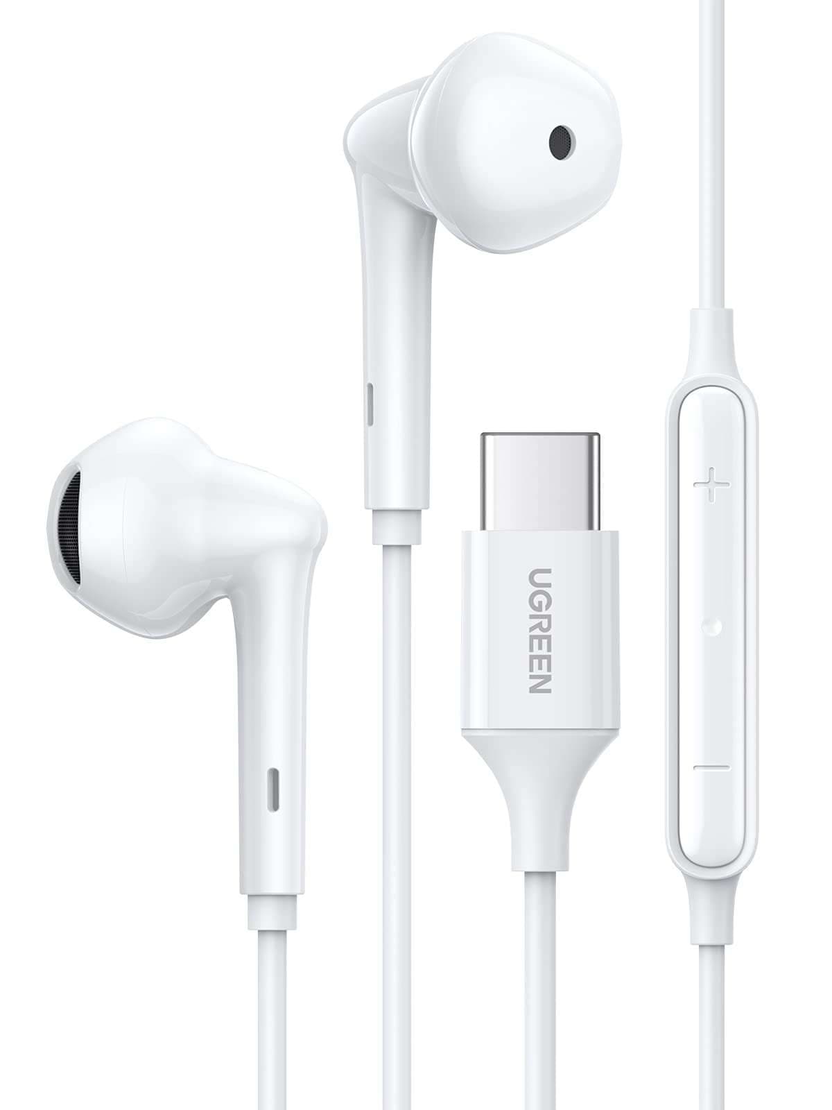 UGREEN 60700 Wired Earphones with Type-C Connector White 1