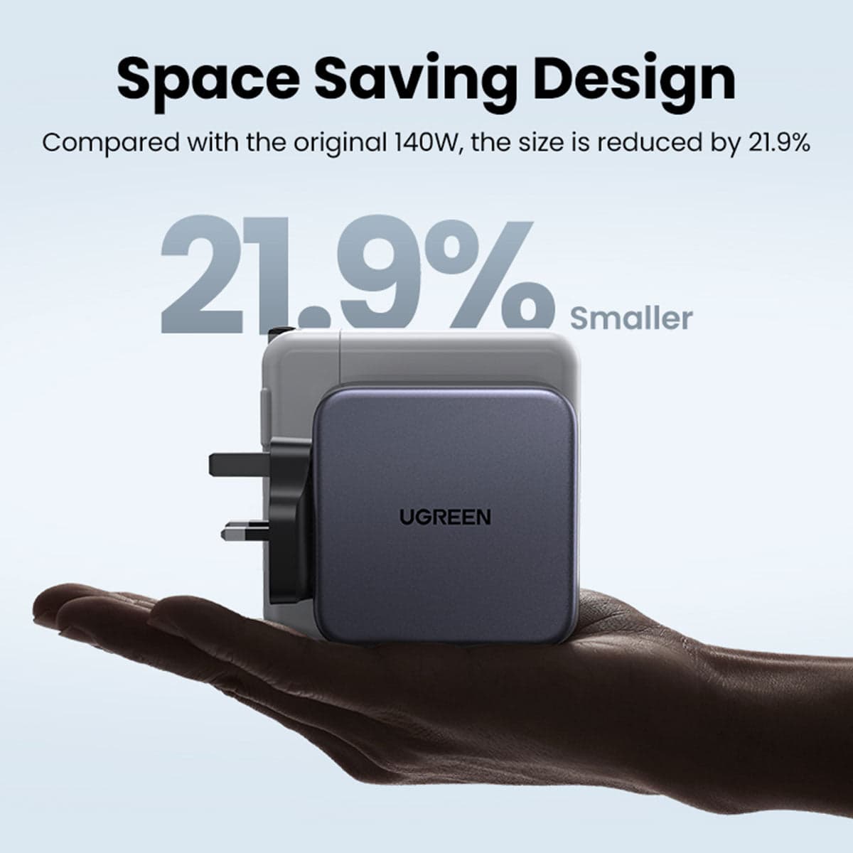 UGREEN 90322 GaN Fast Charger 140W with Cable 4
