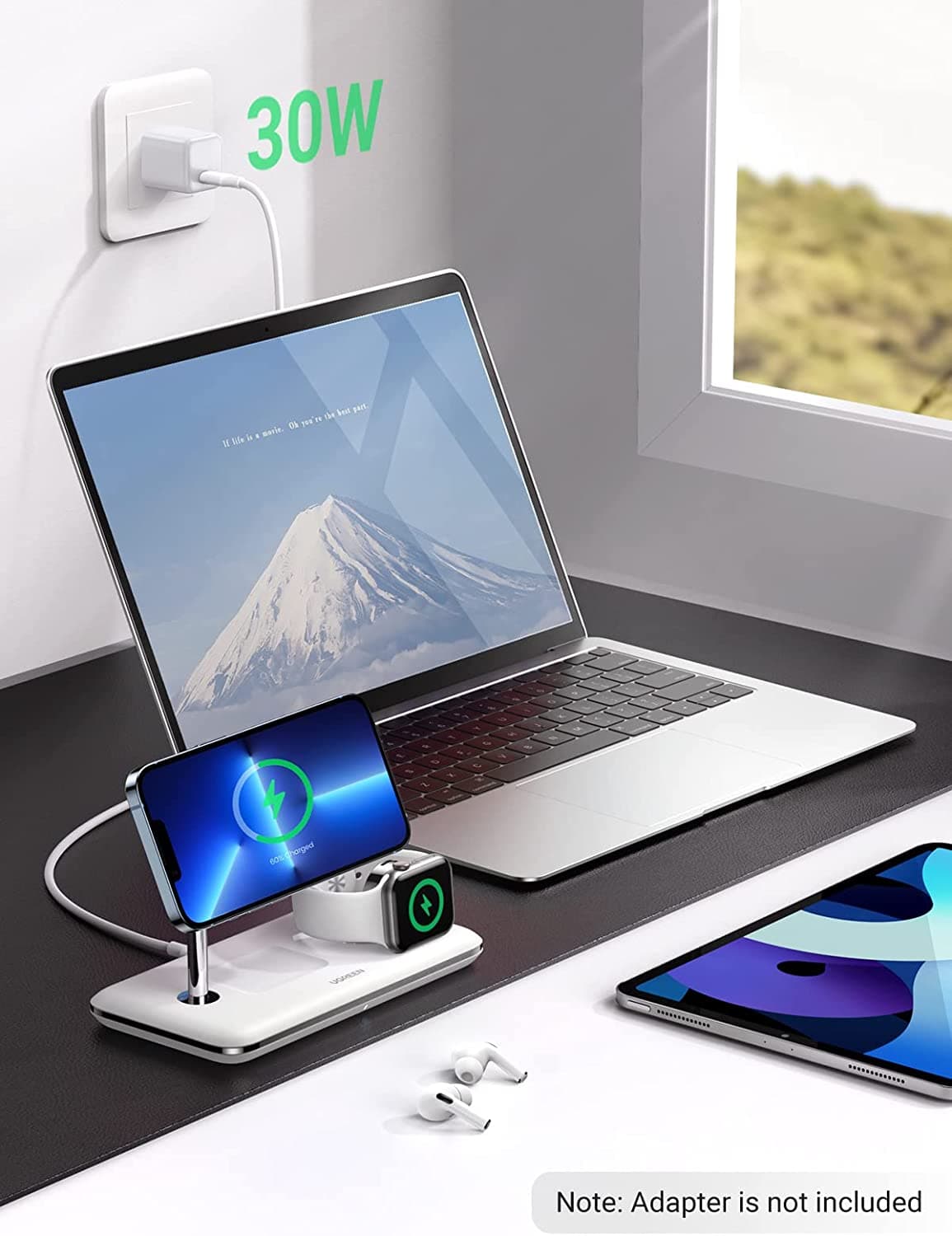UGREEN 90326 3-in-1 Wireless Charger 4