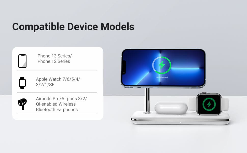 UGREEN 90326 3-in-1 Wireless Charger 13