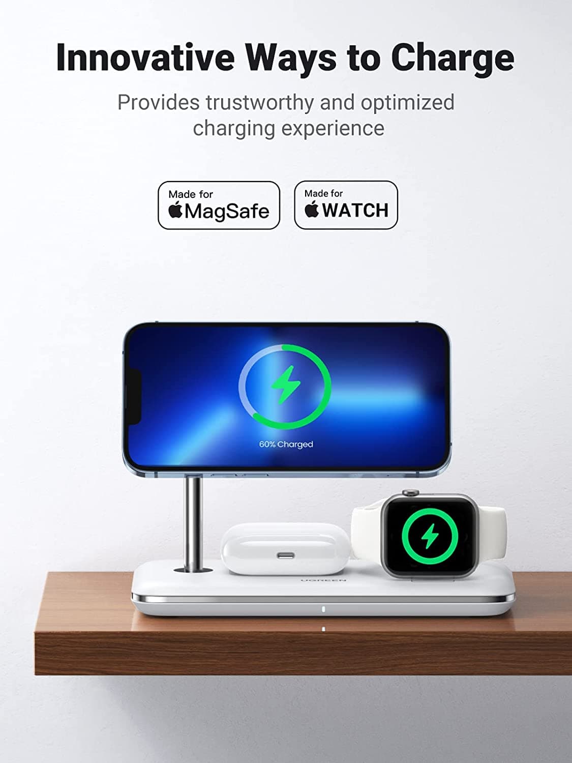UGREEN 90326 3-in-1 Wireless Charger 9