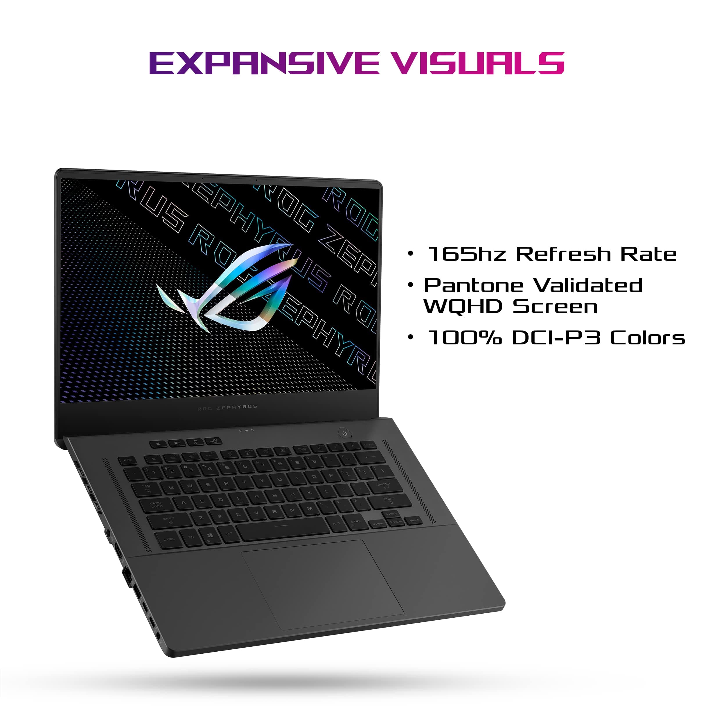 ASUS ROG Zephyrus RYZEN 9 5900HS 16GB 1TB SSD 8GB RTX3080 15.6" QHD Win10 3