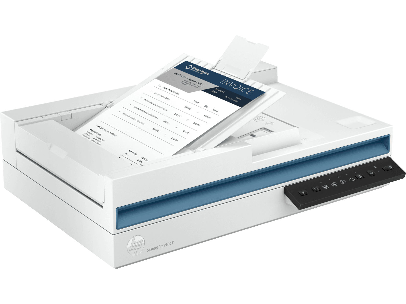HP ScanJet Pro 2600 f1 Flatbed Scanner 4