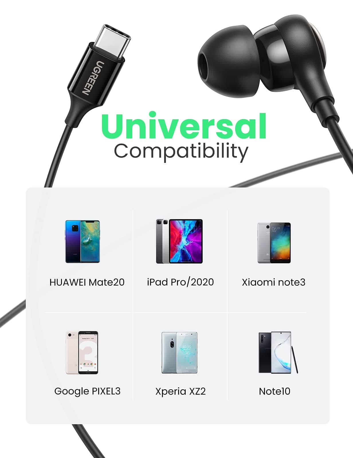 UGREEN 30638 In-Ear Earphones with Type-C Connector 3