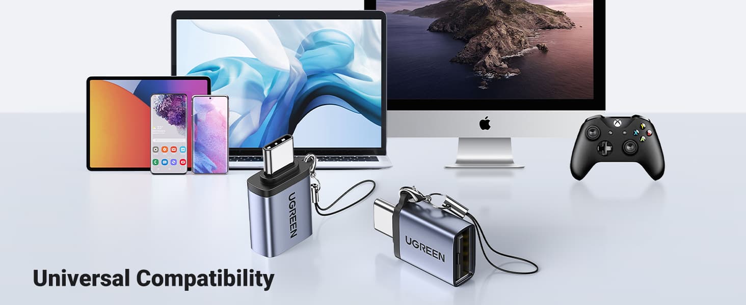 UGREEN 50283 Type C to USB 3.0 A Adapter Cable with Lanyard Space Gray 9