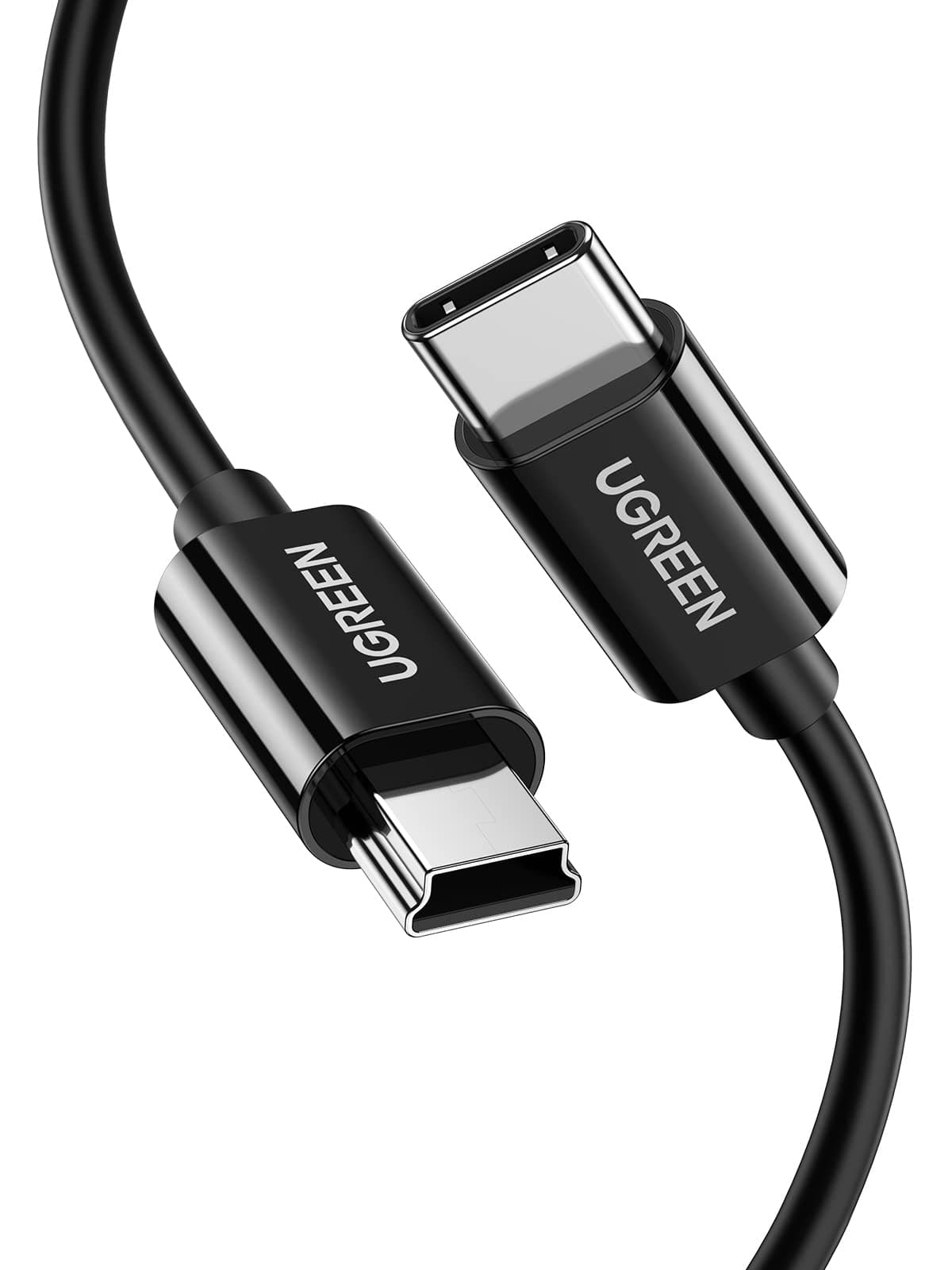 UGREEN 50445 USB-C to Mini USB Male to Male Cable 1m Black 5