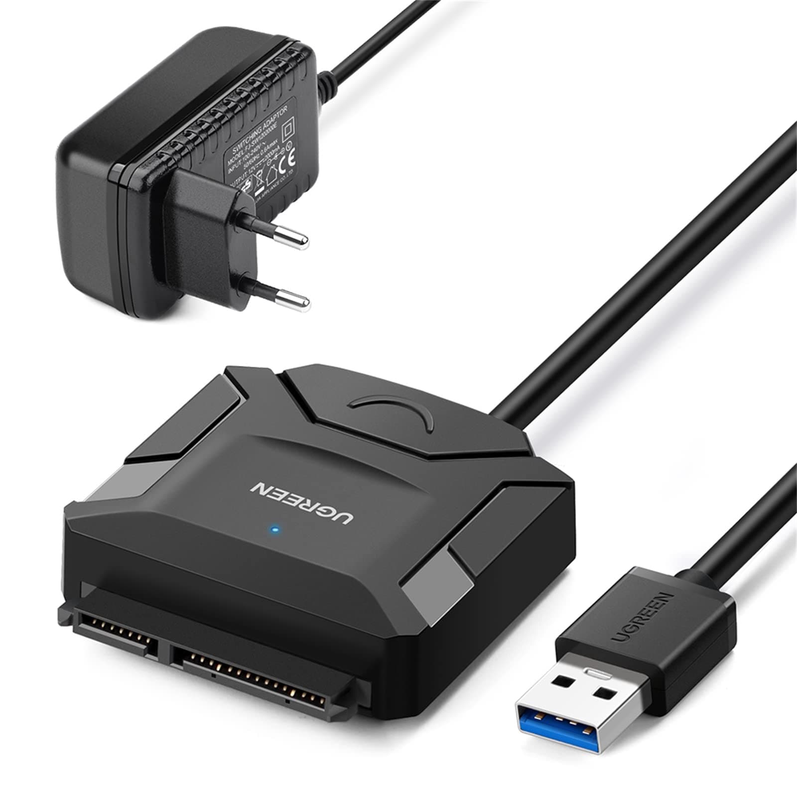 UGREEN 20611 USB to SATA Hard Drive Converter Cable EU 1