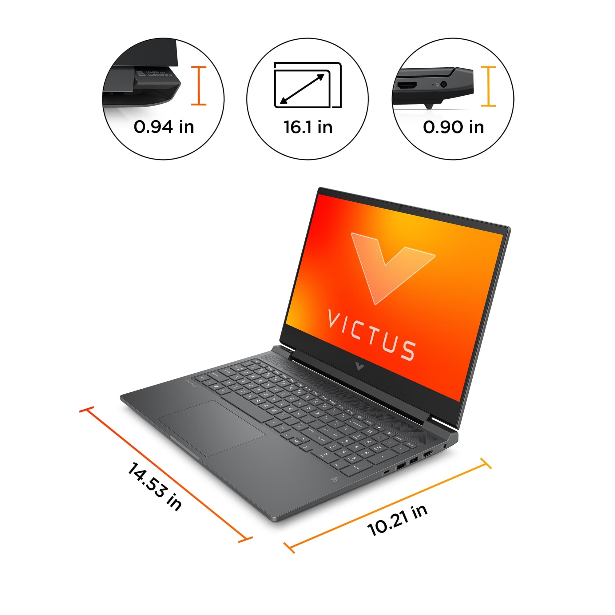 HP Victus 16-R0073 Ci7-13700HX 32GB 1TB SSD 8GB RTX-4060 16.1" Win11 9