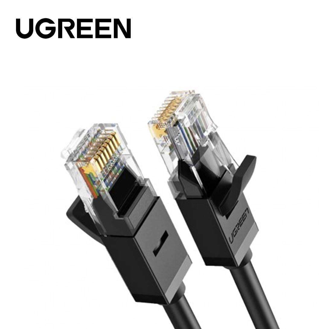 UGREEN 50184 Cat 6 U/UTP Pure Copper Ethernet Flat Cable 1m Black 1