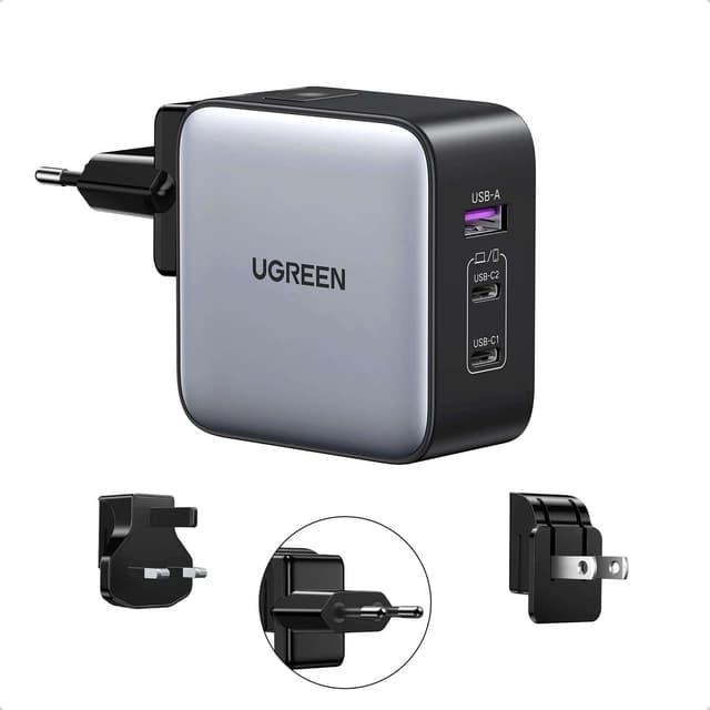UGREEN 90409 GaN 65W Fast Charger 3-Port