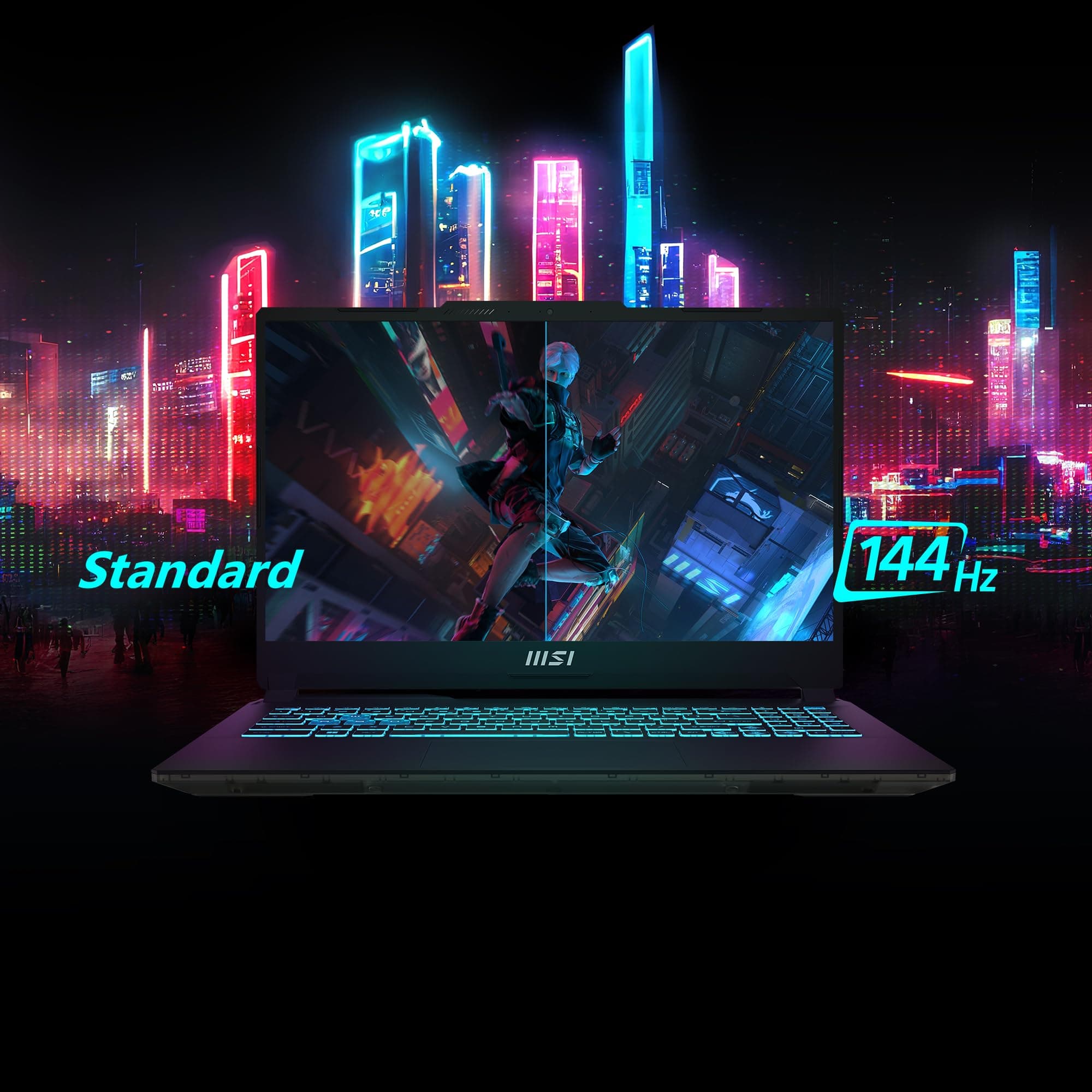 MSI Cyborg 15 A12VE Ci5-12450H 8GB 512GB SSD 6GB RTX-4050 15.6" 144HZ Win11 6