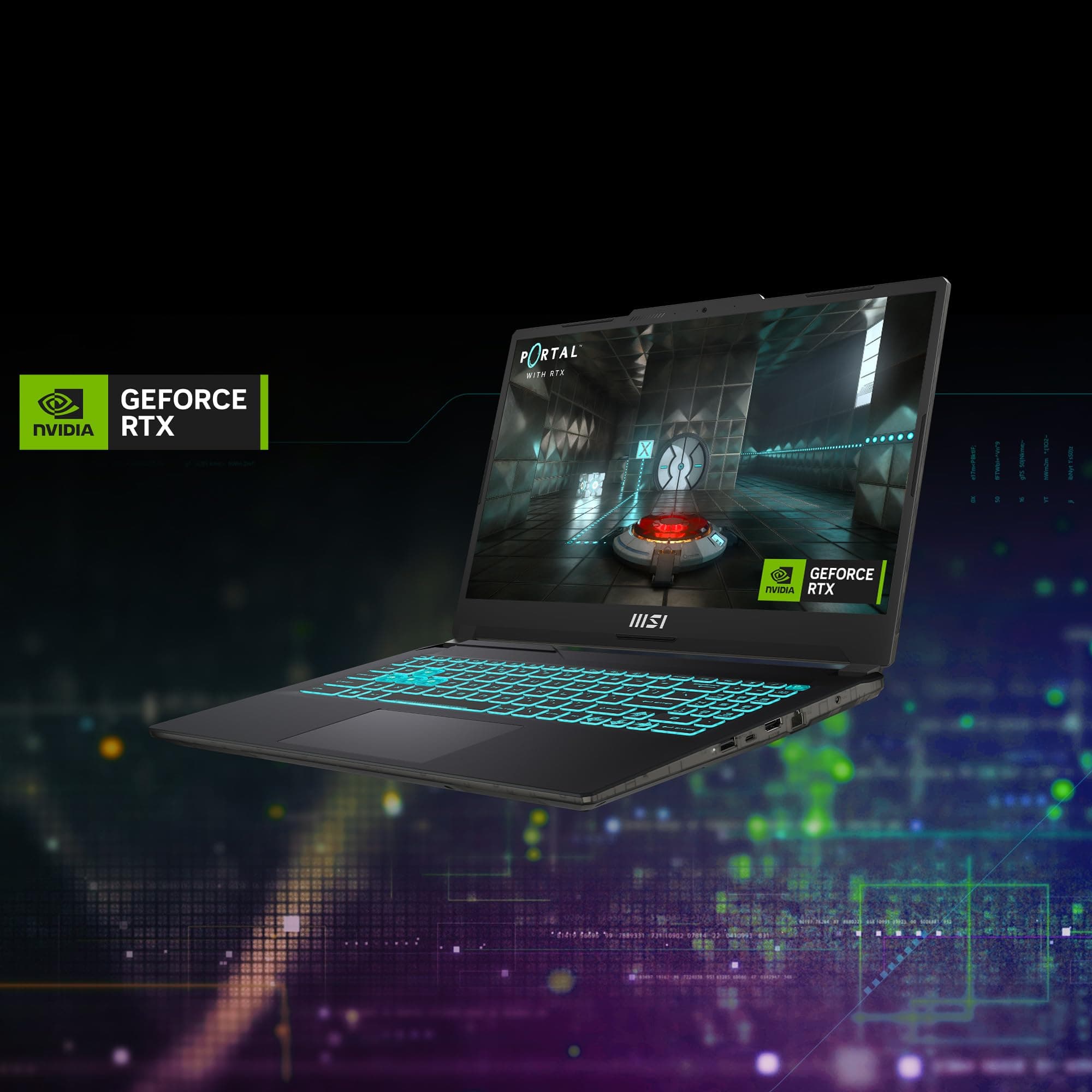 MSI Cyborg 15 A12VE Ci5-12450H 8GB 512GB SSD 6GB RTX-4050 15.6" 144HZ Win11 5