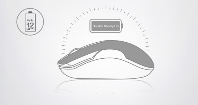 فأرة لاسلكية A4tech G3-280N Black/Grey 2.4G Wireless Optical Mouse 2