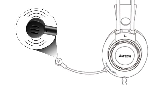 A4tech Fstyler FH200U Conference USB Over-Ear Headphone 2