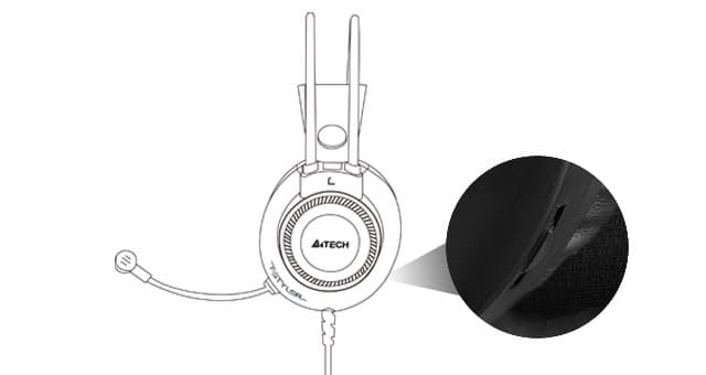 A4tech Fstyler FH200U Conference USB Over-Ear Headphone 8