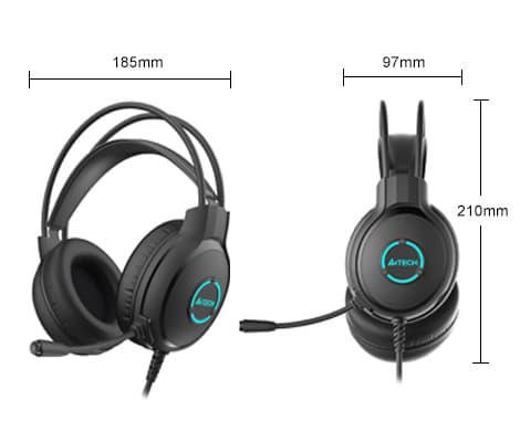 A4tech Fstyler FH300U Conference USB Over-Ear Headphone 3