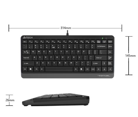A4tech Fstyler FK11 Compact Keyboard 2