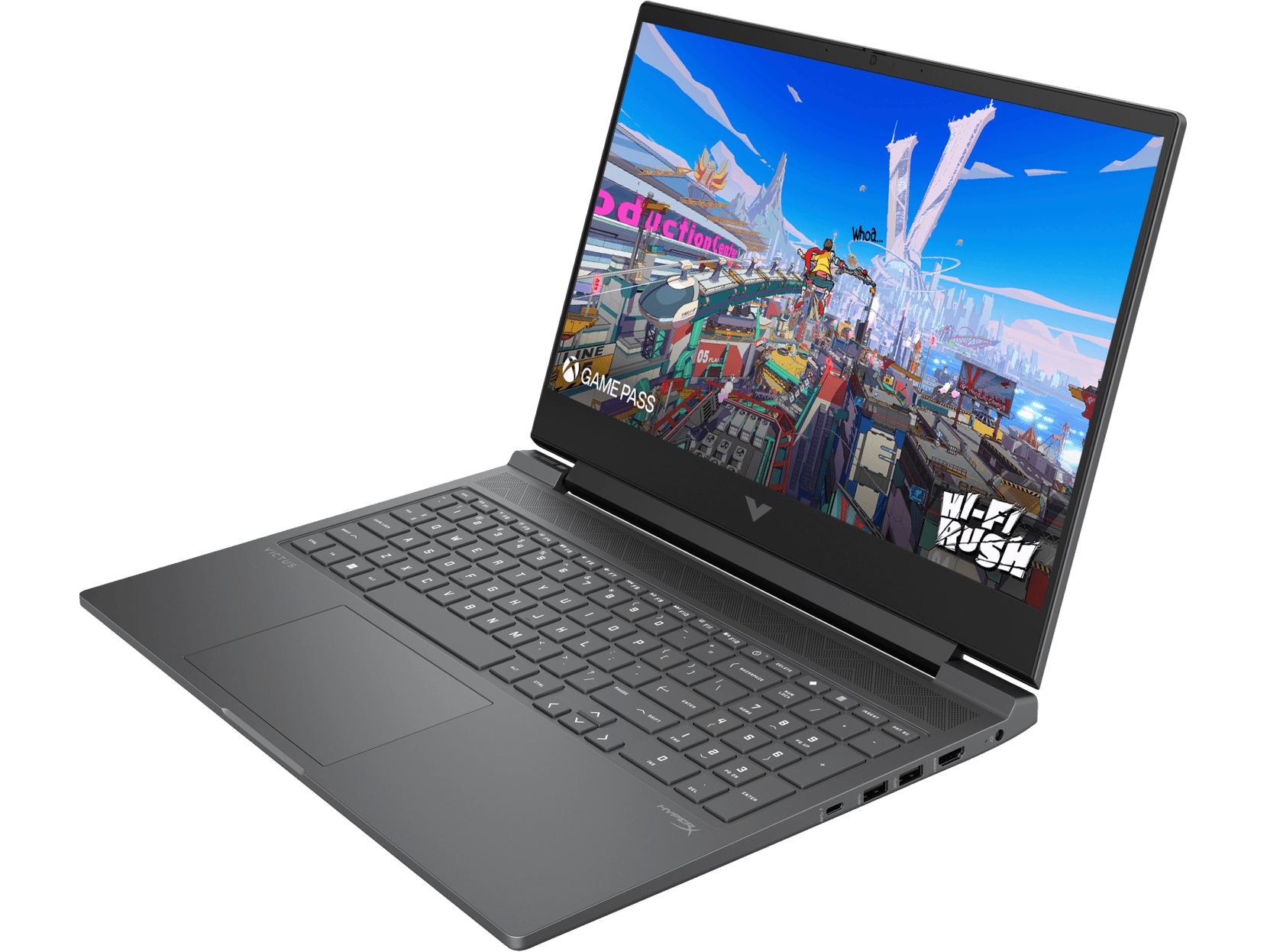 Victus by HP Gaming Laptop 16t-r100 Ci7-14700HX 16GB DDR5-5600 MHz RAM 512 GB PCIe NVMe TLC M.2 SSD NVIDIA GeForce RTX 4060 Laptop GPU 8GB 16.1" Diagonal FHD (1920 x 1080) 144 Hz IPS Win11 3