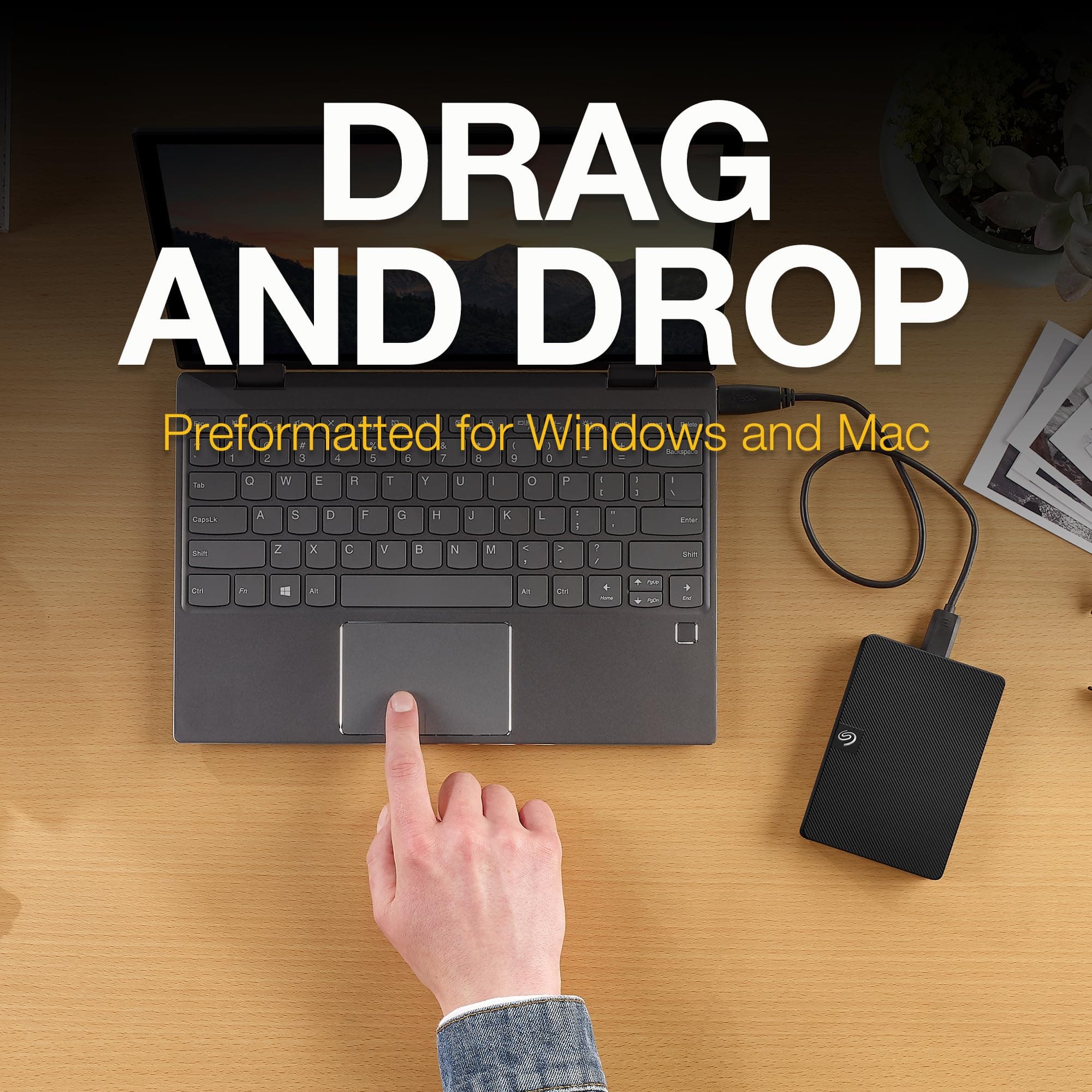 Seagate 4TB Expansion External Hard Drive HDD 2.5 Inch USB 3.0 4