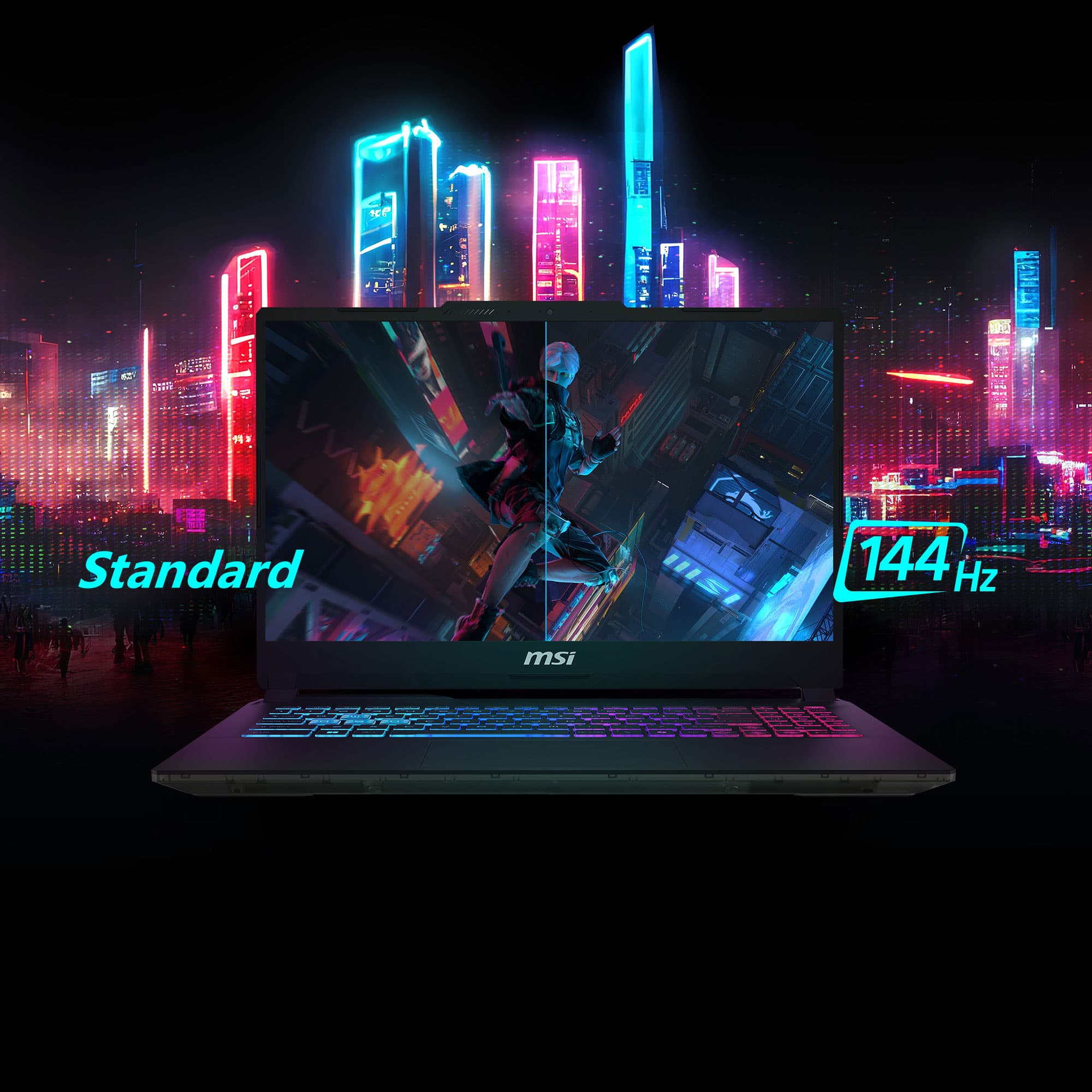 MSI Cyborg 15 A13VEK Core i7-13620H 16GB RAM 1TB NVMe PCIe SSD Gen4x4 RTX 4050 6GB 15.6" FHD 144Hz MS Windows 11 Pro 8