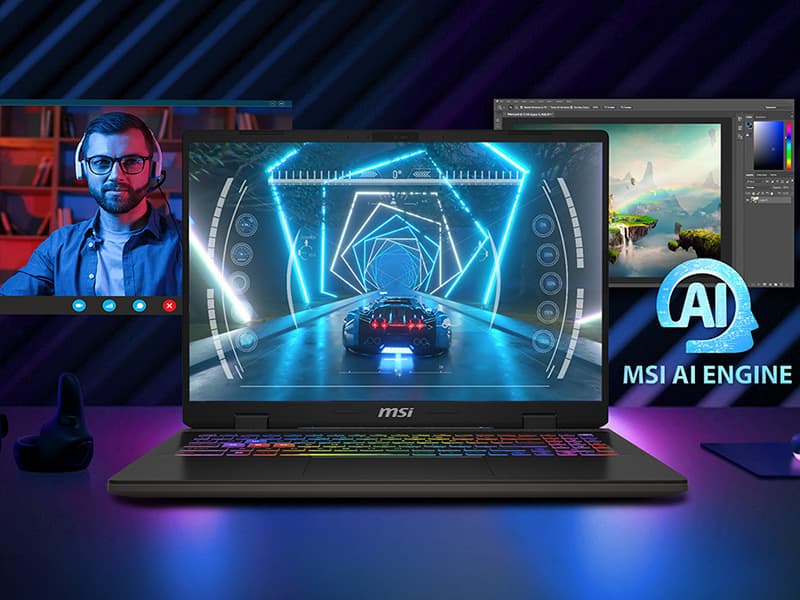 MSI Sword 16 HX B14VGKG Ci7-14650HX 32GB 1TB NVMe PCIe SSD Gen4x4 RTX 4070 8GB 16" FHD+ 144Hz Stealth Agent Backpack MS Windows 11 Pro 3