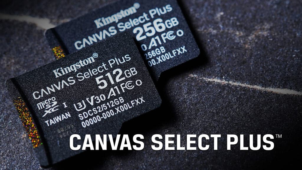 Kingston 256GB Canvas Select Plus C10 UHS-I microSD With Adapter-100MB/s 4